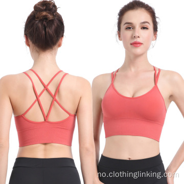 Criss Cross Back Running BH for Plus Size